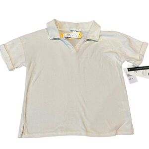 Threads 4 Thought Cream Polo Shirt Soft Cotton